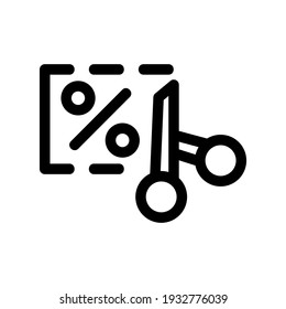 discount icon or logo isolated sign symbol vector illustration - high quality black style vector icons
