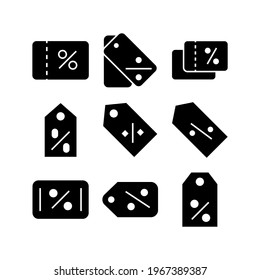 discount icon or logo isolated sign symbol vector illustration - Collection of high quality black style vector icons
