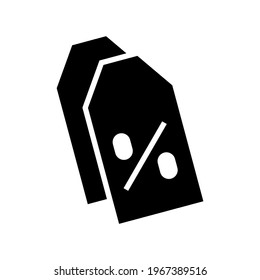 discount icon or logo isolated sign symbol vector illustration - high quality black style vector icons
