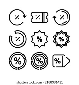 discount icon or logo isolated sign symbol vector illustration - Collection of high quality black style vector icons
