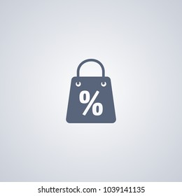 Discount icon, Discount package icon, vector best flat icon on white background , EPS 10