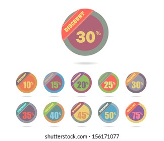 Discount Icon Percent Price
