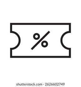 Discount icon, Percentage, finance percent offer tag, Shopping Sale label, Black friday coupon, promotion commission icons button,