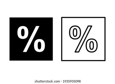 Discount icon set. Discount tag icon.