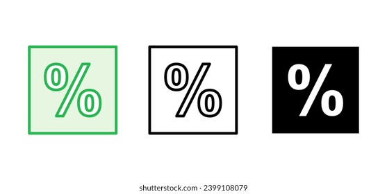 Discount icon set. Discount tag icon. 