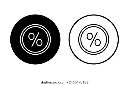 Discount icon set. Discount tag icon. 