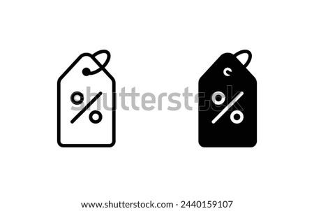 Discount icon set vector illustration for web, ui, and mobile apps