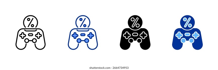 Discount icon sheet multiple style collection
