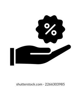 Discount icon. sign for mobile concept and web design. vector illustration