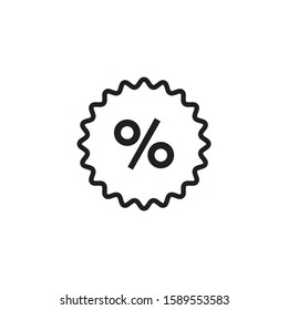 Discount icon symbol vector illustration