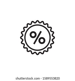 Discount icon symbol vector illustration