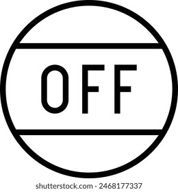 icono de descuento. Diseño de estilo lineal delgado aislado sobre fondo blanco