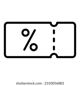 Discount icon with transparent background