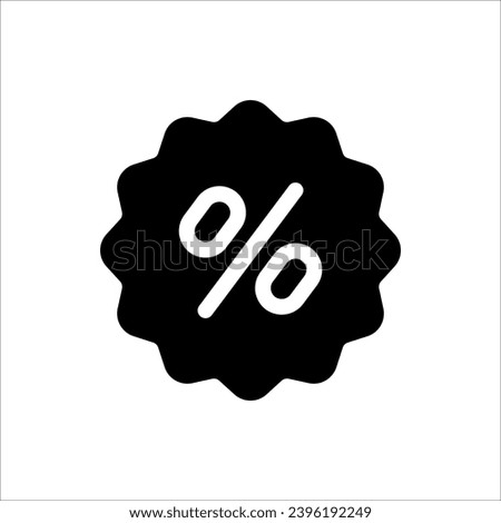 Discount icon in trendy flat style isolated on white background. Discount icon page symbol for your web site design Discount icon logo, app, UI. Discount icon Vector illustration, EPS10.