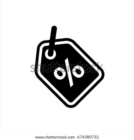 Discount icon in trendy flat style isolated on background. Discount icon page symbol for your web site design Discount icon logo, app, UI. Discount icon Vector illustration, EPS10.