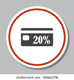 Discount Icon Vector