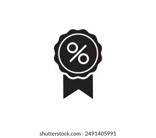 discount icon vector design element logo template