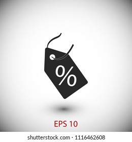 discount icon, Vector EPS 10 illustration style