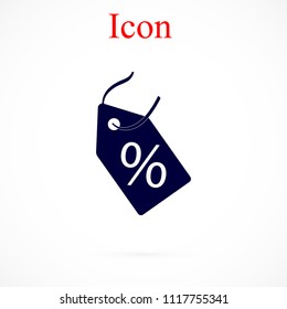 discount icon, Vector EPS 10 illustration style