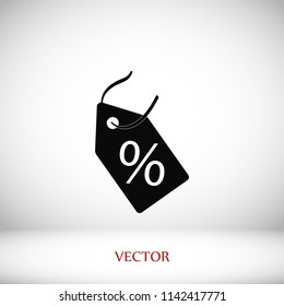 discount icon, Vector EPS 10 illustration style