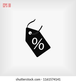 discount icon, Vector EPS 10 illustration style