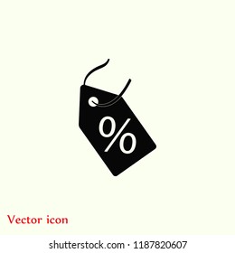 discount icon, Vector EPS 10 illustration style