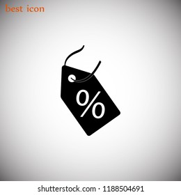 discount icon, Vector EPS 10 illustration style