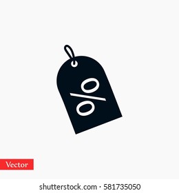 discount icon, Vector EPS 10 illustration style