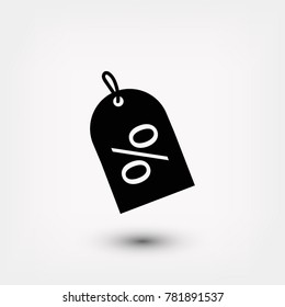 discount icon, Vector EPS 10 illustration style