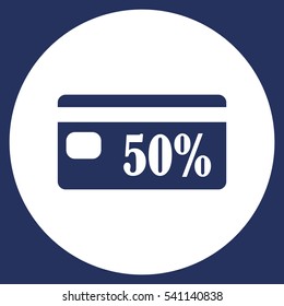 Discount Icon Vector flat design style