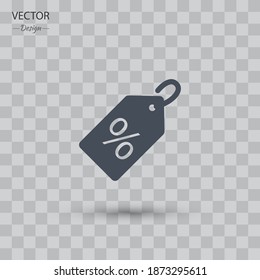 discount icon. Vector illustration EPS 10.