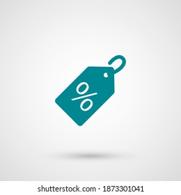 discount icon. Vector illustration EPS 10.