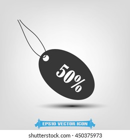 Discount icon vector illustration EPS 10.