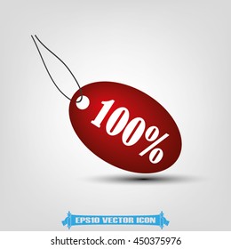 Discount icon vector illustration EPS 10.