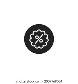 Icono de descuento. Ilustración vectorial para diseño gráfico, Web, UI, aplicación.