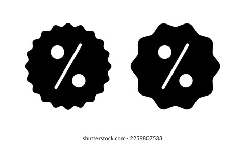 Discount icon vector illustration. Discount tag sign and symbol
