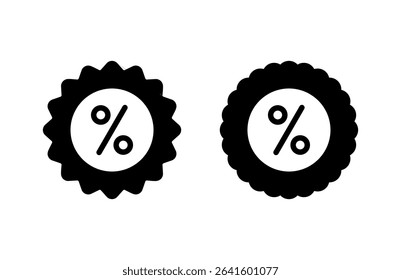 Discount icon vector illustration. Discount tag sign and symbol