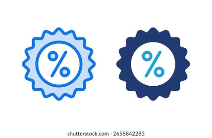 Discount icon vector illustration. Discount tag sign and symbol