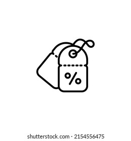 Discount icon in vector. Logotype