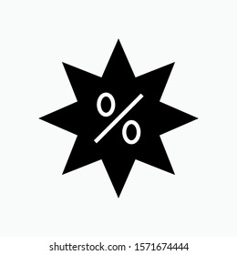 Discount Icon - Vector, Sign and Symbol for Design, Presentation, Website or Apps Elements.