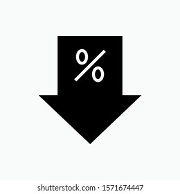 Discount Icon - Vector, Sign and Symbol for Design, Presentation, Website or Apps Elements.