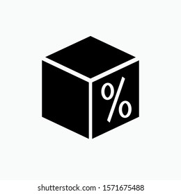 Discount Icon - Vector, Sign and Symbol for Design, Presentation, Website or Apps Elements,