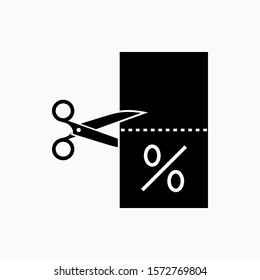 Discount Icon - Vector, Sign and Symbol for Design, Presentation, Website or Apps Elements.