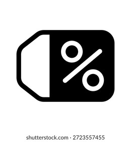 Ilustración de diseño de símbolo de Vector de icono de descuento