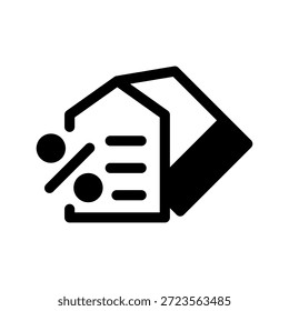 Ilustração de design de símbolo de vetor de ícone de desconto
