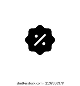 Discount icon vector. Discount tag icon.