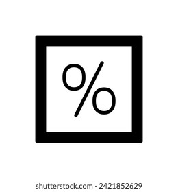 Discount icon vector. Discount tag icon. 