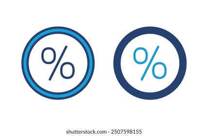 Discount icon vector. Discount tag icon. 