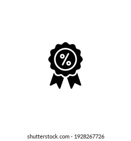 Discount icon vector for web, computer and mobile app