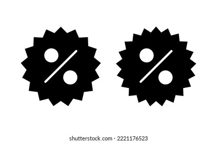 Discount icon vector for web and mobile app. Discount tag sign and symbol